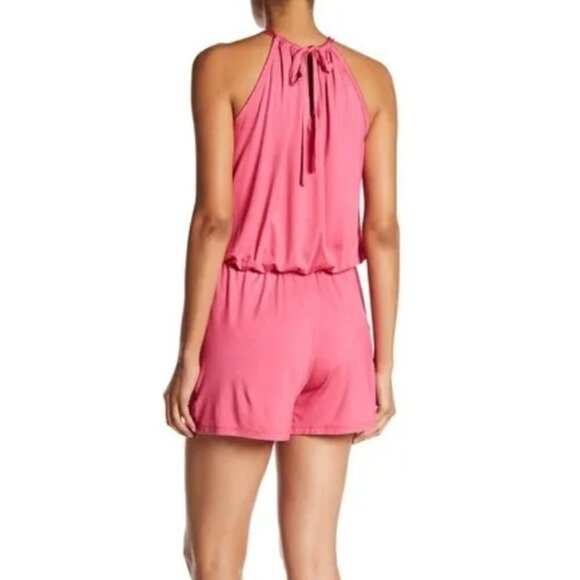 Trina Turk Nob Hill Pink Romper - Picture 2 of 12